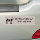 Moove On Bumpersticker (Op auto)
