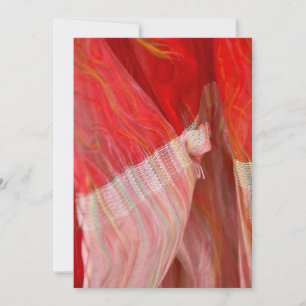 Mooy Silk Scarf-uitnodiging Kaart