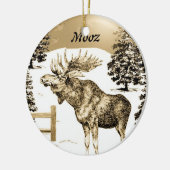 MOOZ ~ Moose Ornament (Links)