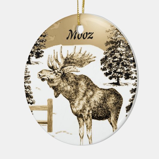 MOOZ ~ Moose Ornament (Links)