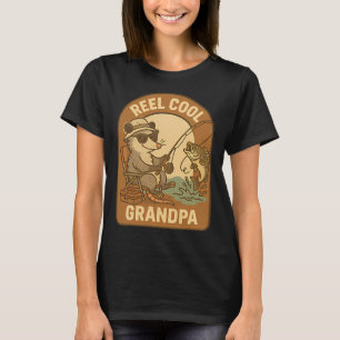 Mop cool opa opossum – Grappige vissen T-shirt