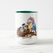 Mop met vogelaccent mok (Midden)