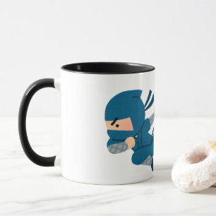 Mop Ninja Mok Grappige Cartoon Ninja Koffiemok