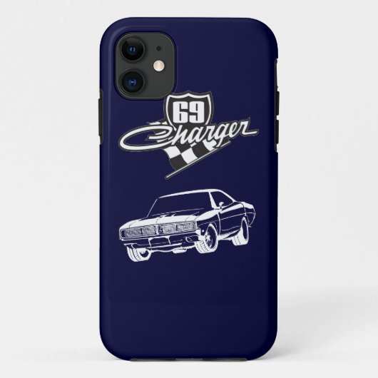 Mopar - 1969 Dodge Charger Iphone Case (Achterkant)