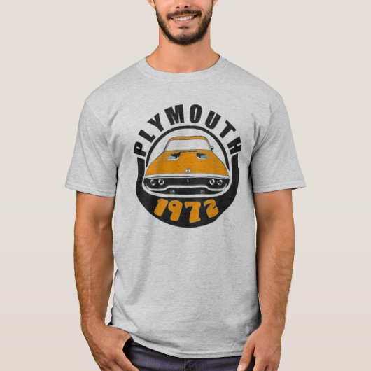 Mopar - 1972 Plymouth Roadrunner Butterscotch T-shirt (Voorkant)