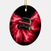 Mopar: '69 Lader op rode bliksem Keramisch Ornament (Rechts)