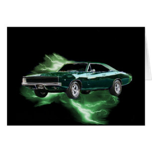 Mopar : Chargeur de Dodge 68 avec éclair vert
