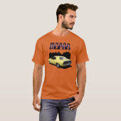 Mopar Classic Dodge Challenger Car-shirt T-shirt (Voorkant volledig)