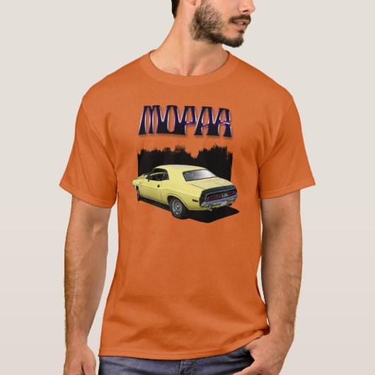 Mopar Classic Dodge Challenger Car-shirt T-shirt (Voorkant)