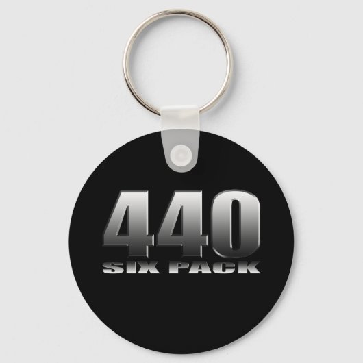 Mopar Dodge 440 Six Pack Sleutelhanger (Voorkant)