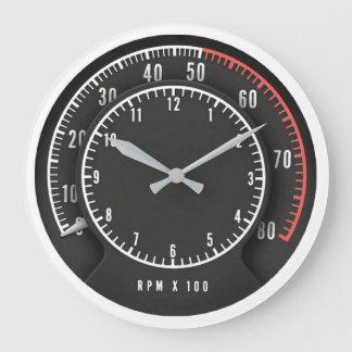 Mopar - Dodge Charger Tic Toc Tach Round Clock Grote Klok