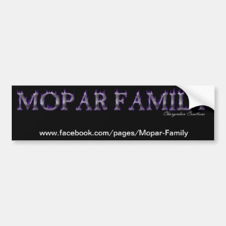 MOPAR FAMILIE BUMPERSTICKER