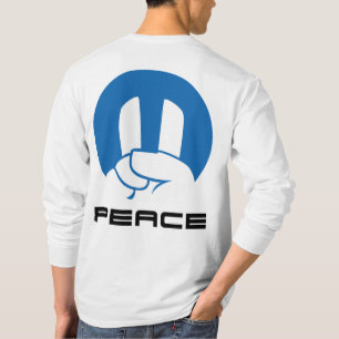 mopar - logo met vredeshand t-shirt