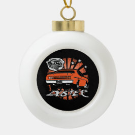 Mopar - Musclecar Keramische Bal Kerst Ornament