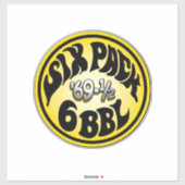 Mopar - Six Pack - Super Bee - Roadrunner Sticker (Vel)