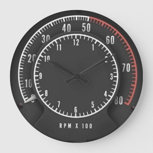 Mopar Tic-Toc-Tach-klok Grote Klok (Voorkant)