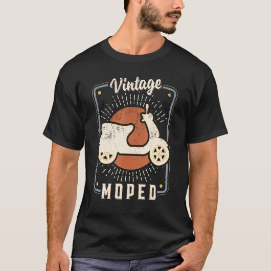 Moped  Retro Classic Love 1 T-shirt (Voorkant)