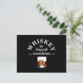 Moppen over whisky grappige drinkspreuken briefkaart (Staand voorkant)