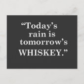 Moppen over whisky grappige drinkuitspraken briefkaart (Voorkant)