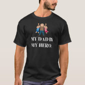 Moppen van papa goedgekeurd t-shirt (Voorkant)