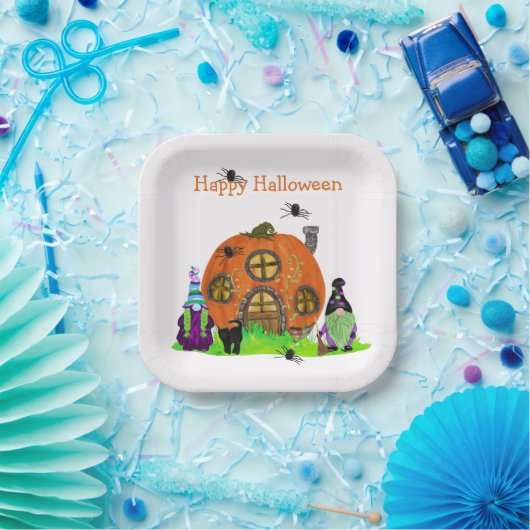 Moppenmaker Dwergen Halloween Papieren Bordje (Feest)