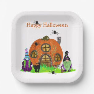 Moppenmaker Dwergen Halloween Papieren Bordje