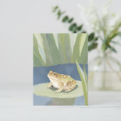 mopperpad | Lilypad Pond Waterverf Briefkaart (Staand voorkant)