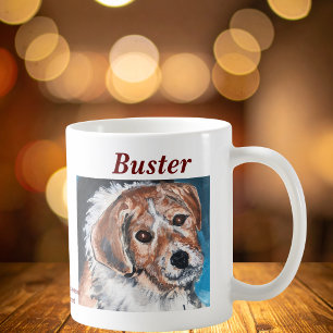 Moppige Bruintjes & Zwartjes PERSONALISEER Beagle Koffiemok