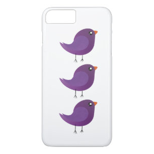Moppige kleine vogeltje iPhone 8 plus / 7 plus hoesje