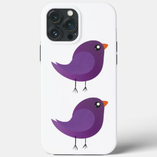 Moppige kleine vogeltje iPhone 13 pro max hoesje
