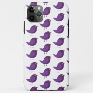 Moppige kleine vogeltje iPhone 11 pro max hoesje
