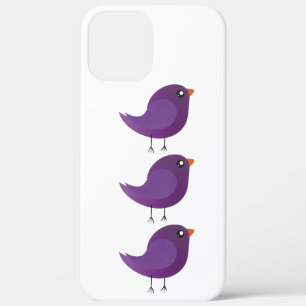 Moppige kleine vogeltje iPhone 12 pro max hoesje
