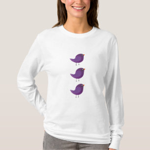 Moppige kleine vogeltje t-shirt