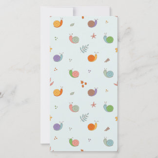 Moppige slakken bedankkaart