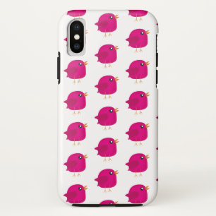 Moppige vogeltje voor kinderen iPhone XS hoesje