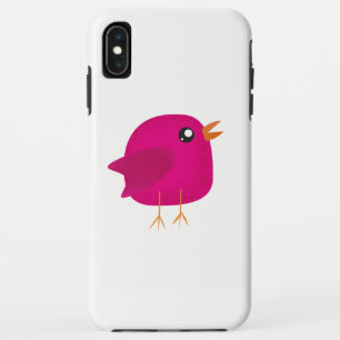 Moppige vogeltje voor kinderen iPhone XS max hoesje