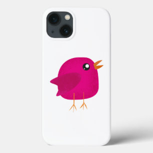 Moppige vogeltje voor kinderen iPhone 13 hoesje