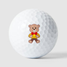 Moppige zachte das teddybeer golfballen