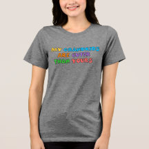 Moppigere Kleinkinderen Dames Tri-Blend T-