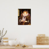 Mops 2 (vos) - Koningin Poster (Keuken)