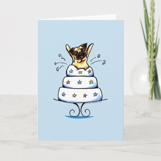 Mops Cake Truc Kaart (Voorkant)