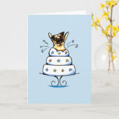 Mops Cake Truc Kaart (Gele Bloem)