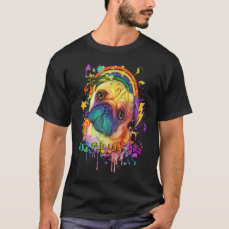 Mops de Brood Hond  Dieren Woordspeling Huisdieren T-shirt