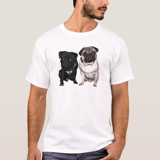 Mops Jack und Richi T-shirt (Voorkant)