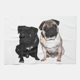 Mops Jack und Richi Theedoek