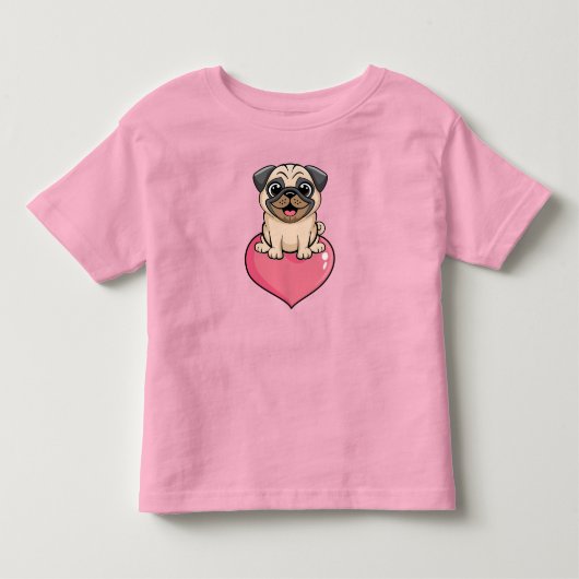 Mops Kinder Shirts (Voorkant)