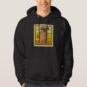 Mops Saxofoon Saxofonist Muzikant Instrumentalist Hoodie