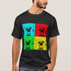 Mops schetsboek 5 POP ART T-shirt