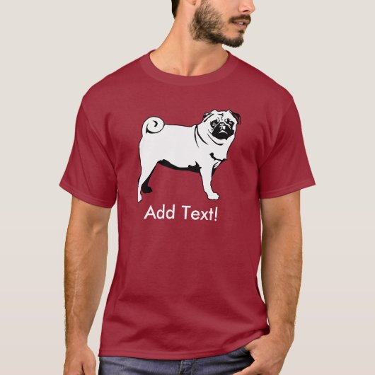 Mops T-shirt (Voorkant)