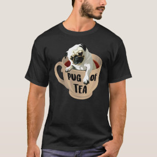 Mops van thee Koele kruidendrank drinkers Dier T-shirt